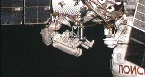Spacewalkers Equip Space Station to Track Earthquakes and Lightning